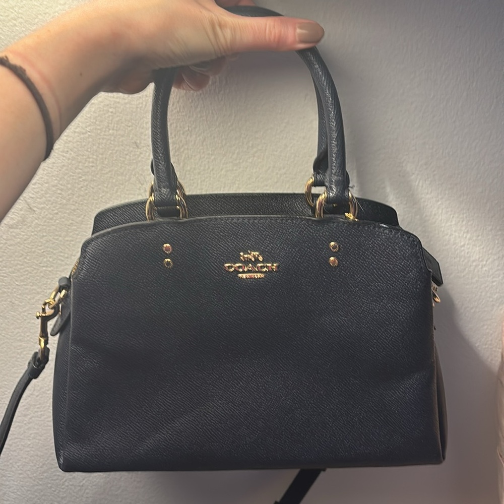 Navy coach bag and matching wallet - Picture 13 of 13